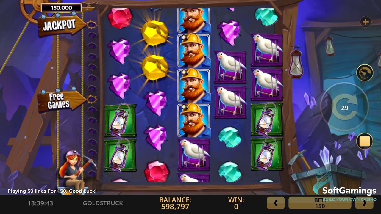 Relax Gaming - Goldstruck - Gameplay Demo