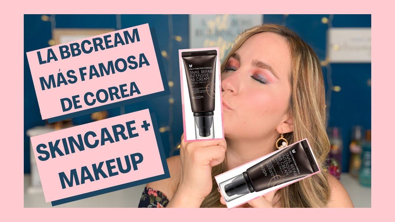 MIZON BB CREAM 🐌 La MEJOR BB Cream de TODAS!?😱 Reseña de SNAIL REPAIR INTENSIVE BB CREAM 😍🤩🤯