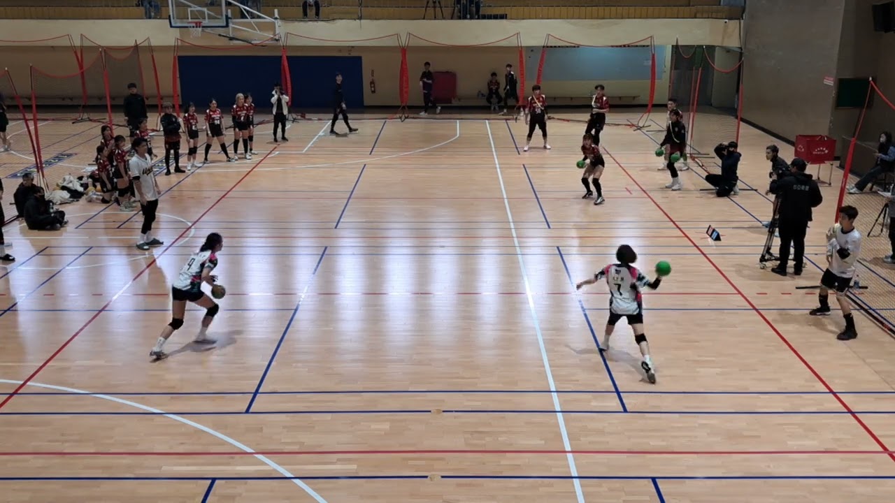 台灣閃避球錦標賽Taiwan Dodgeball Championship 2026 女子四強賽 Women's RR Hong Kong 香港2:3 臺中市藍 TCCD-B