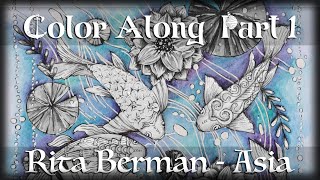 Koi Pond Color Along (Part 1) | Meine Reise durch Asien by Rita Berman ♥