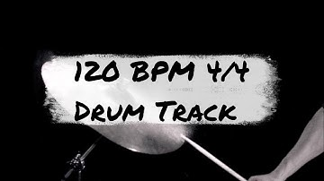1 Hour 120 BPM - 4/4 Drum Track - Drum Loop - Metronome - Drum Beat