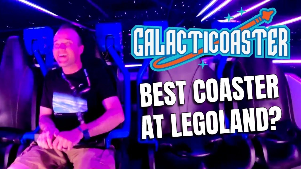 Galacticoaster Media Preview POV + Full Review | LEGOLAND Florida