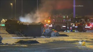 Troubling Safety Record Uncovered For Trucking Company Involved In Fiery Expressway Crash