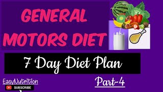 GM Diet/ General Motors Diet| Seven day diet plan| #easynutrition #faddiet screenshot 5