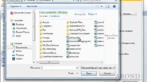 Using Access 2010 - Link to an Excel Worksheet