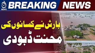 Punjab Monsoon 2026 | Crop Damage | Flooded Farmland - Aaj News