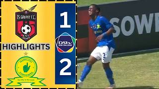 TS Galaxy VS Mamelodi Sundowns| Goals And Extended Highlights| DSTV Diski Challenge