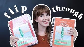 First Grade MATH WITH CONFIDENCE Flip Through | Homeschool Math Curriculum