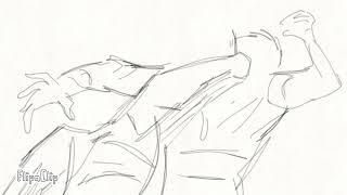 Punch rough animation #animation #art #2danimation