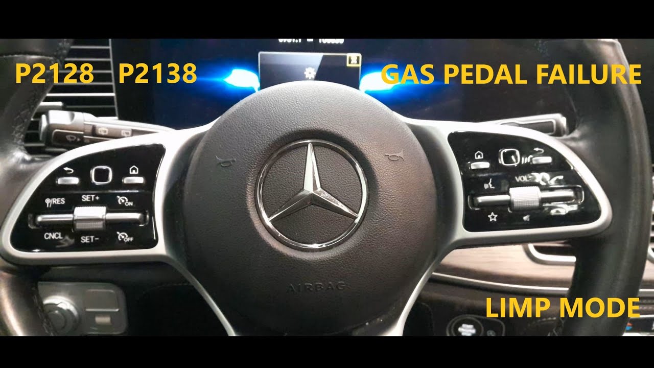 2017-2026 Mercedes codes P2128, P2138. C43-C63 AMG GLE350 GLE450 GLS450 GLS580 E300-E450. LIMP MODE