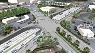 SPUI (Single Point Urban Interchange) at Hydraulic Road