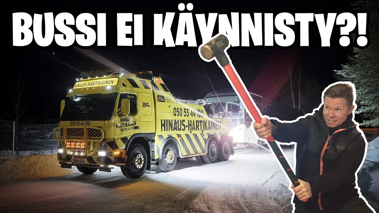 BUSSI EI KÄYNNISTY | TALLIHOMMIA