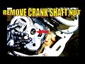 Remove a motorcycle crankshaft nut with a Penny!