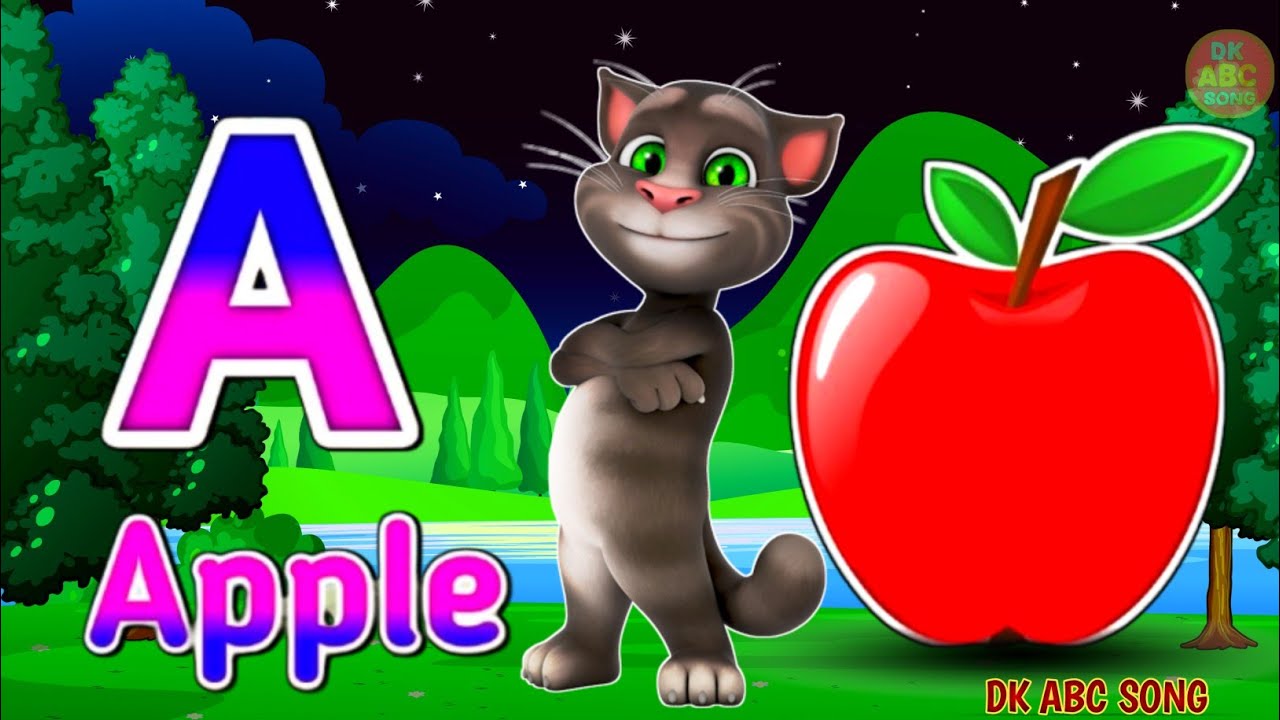New Abc Song for kids | A for apple | alphabet song 
