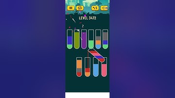 water sort puzzle - level 3472