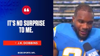 J.K. Dobbins proud of how he faced adversity since his season ending injury