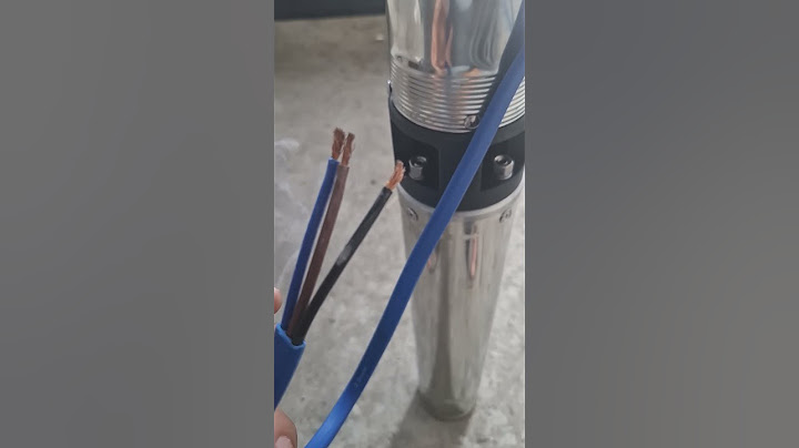 Derinkuyu dalgıç pompa elektrik kablo bağlantısı nasıl yapılır .