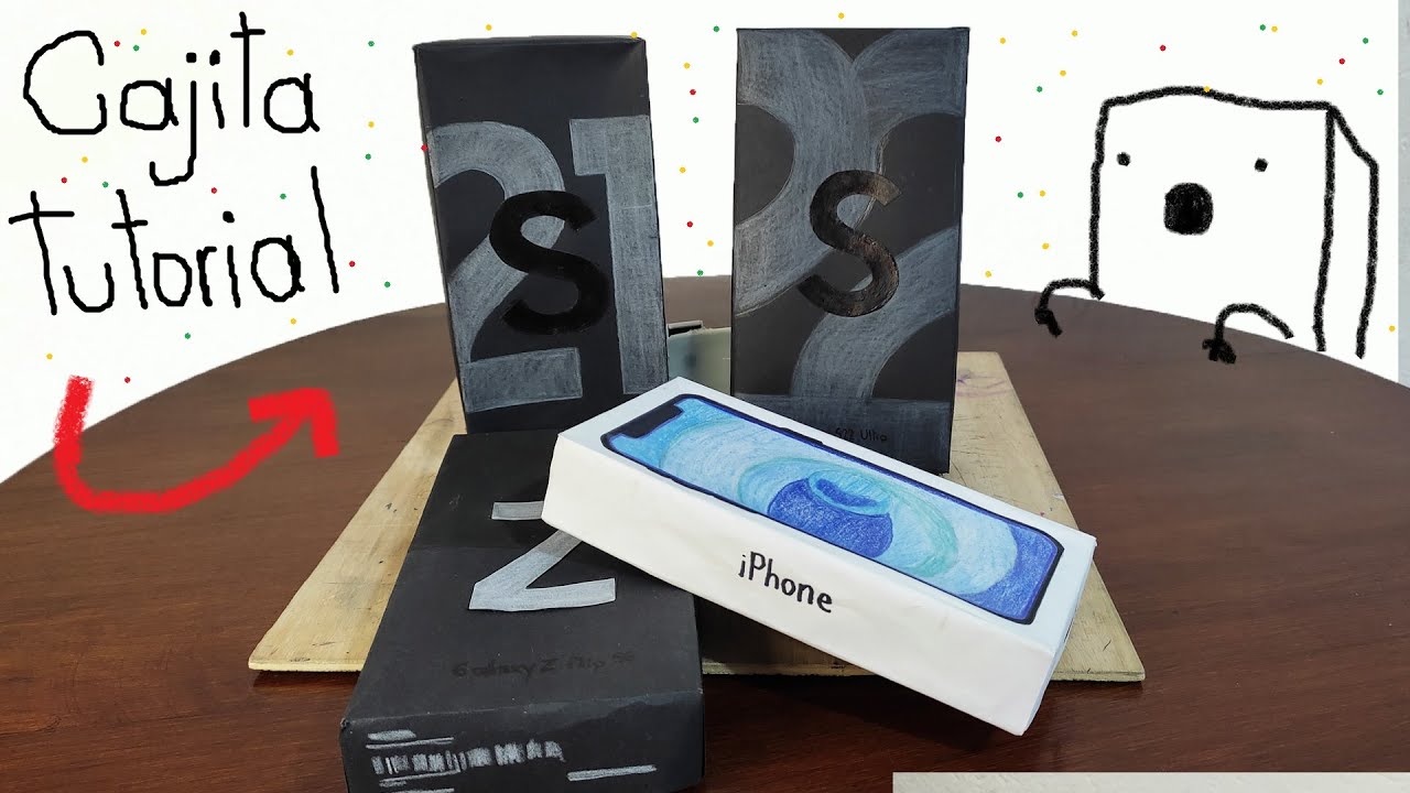 Cómo hacer la caja de cualquier móvil (Manualidad) | TUTORIAL |