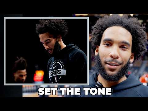 Julian Champagnie on Setting the Tone and Pace Early Against Toronto