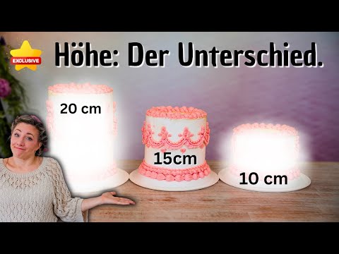 CAKE HEIGHT REALLY changes your design! 🤯 The power of proportions +6 min
