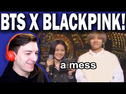 don't put bts & blackpink in the same room REACTION!