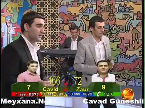 Meyxana 2013 Cavid Gunesli - Sehriyar Gunesli  Yollarda qalib gozum ALLAH