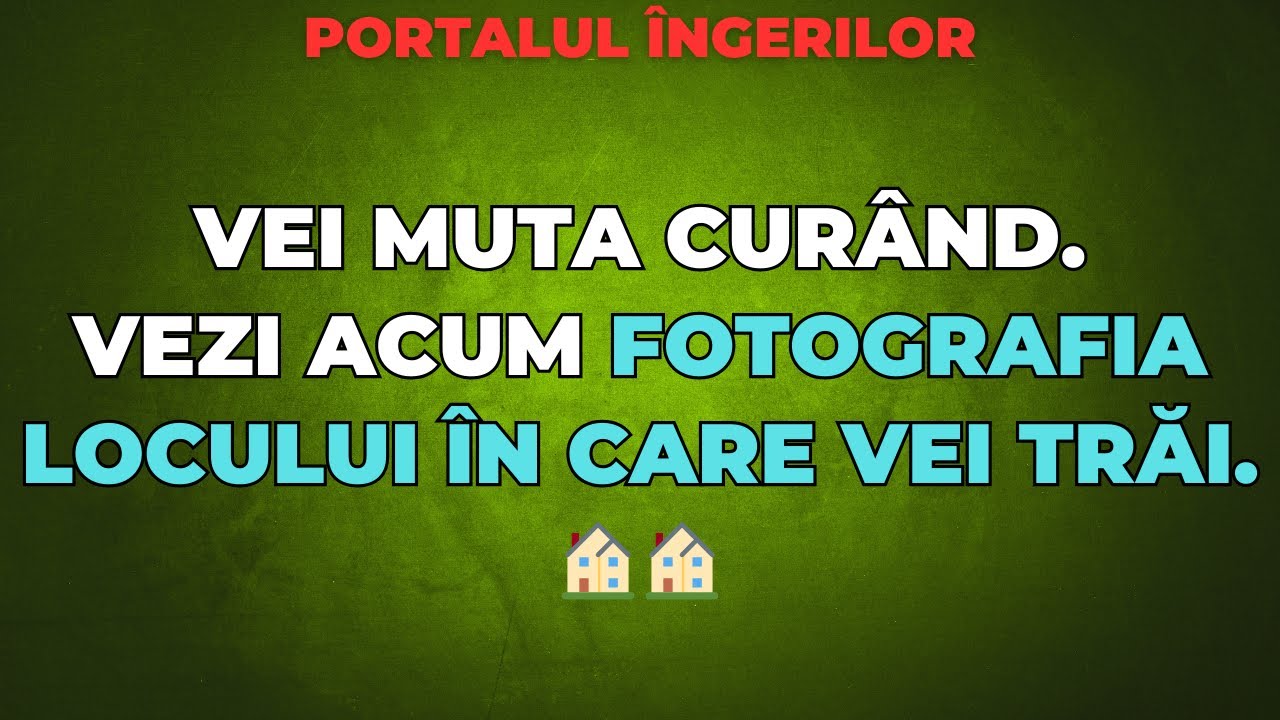 VEI MUTA CURÂND — VEZI ACUM FOTOGRAFIA LOCULUI ÎN CARE VEI TRĂI.  🏠