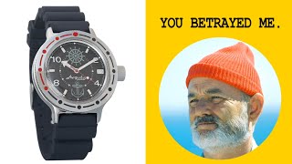 Steve Zissou’s VOSTOK, The Most Untrustworthy Watch In The World