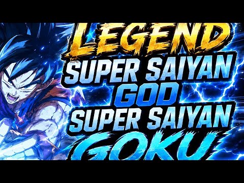 (Dragon Ball Legends) LEGEND Super Saiyan God Suoer Saiyan Goku Summons | Chaospunishment