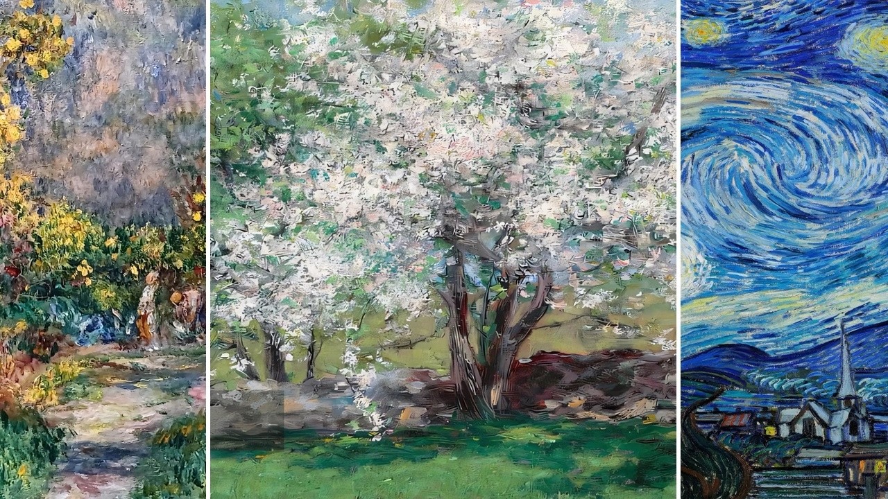 Fine Art TV — Silent Art Gallery · September 16 Afternoon | Leslie Breck · Apple Trees & others