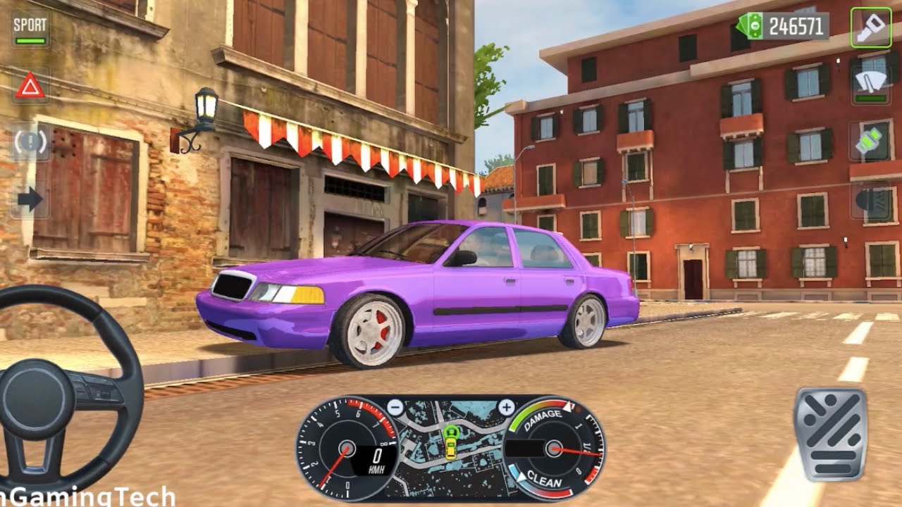 Purple Ford Crown Victoria 🔥🔥🔥🔥 Taxi Sim Evolution Mobile Gameplay FHD