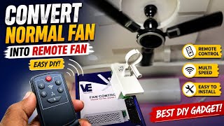 Convert Any Ceiling Fan  into a Remote Fan in 5 Minutes | Easy DIY Installation