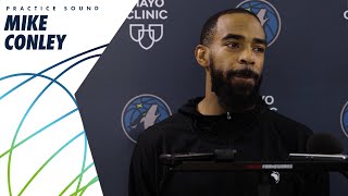 “Allows Us To Recharge.” | Mike Conley Practice Sound | 01.24.25