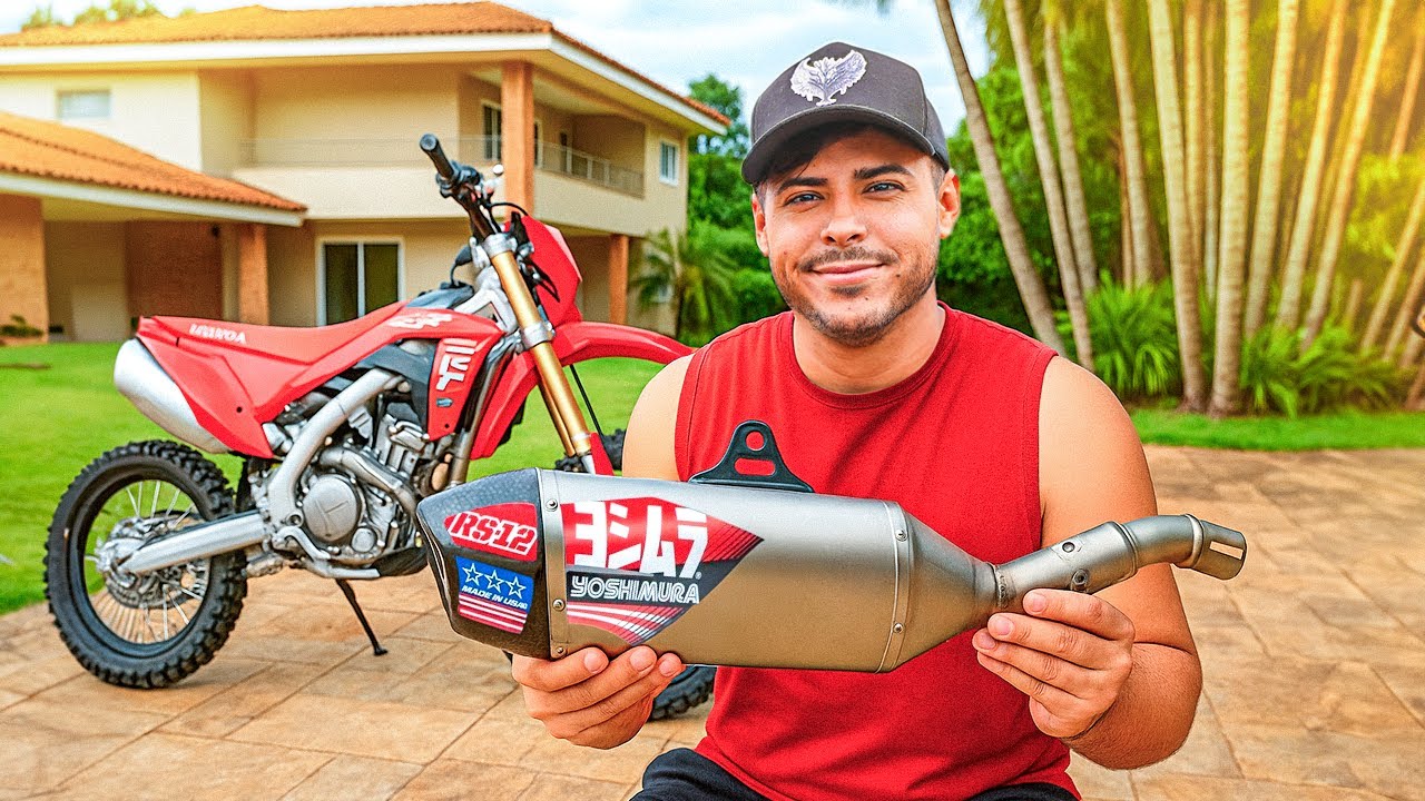 COLOQUEI UM ESCAPAMENTO DE 15.000 REAIS NA MINHA HONDA !