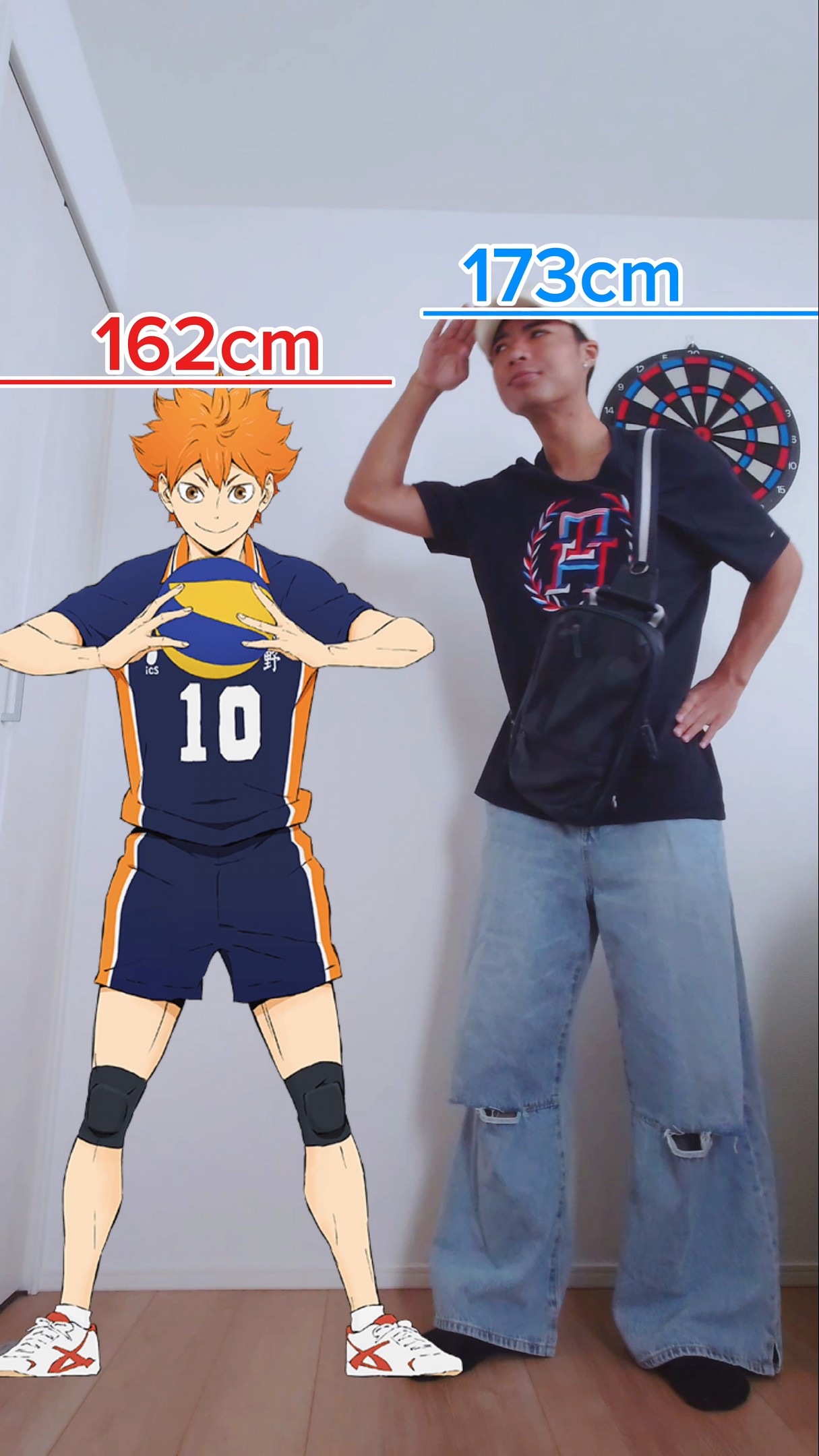 ハイキュー アクリル 等身大 身長計 影山 ジャンプショップ 受注生産限定 ハイキュー 日向 声優 ハイキュー!!アクリル 等身大 身長計 日向