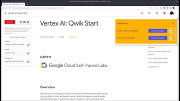 GSP917 Vertex AI: Qwik Start