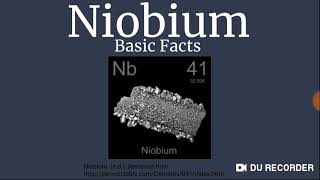 Elements Rhodium, Niobium, and Neodymium