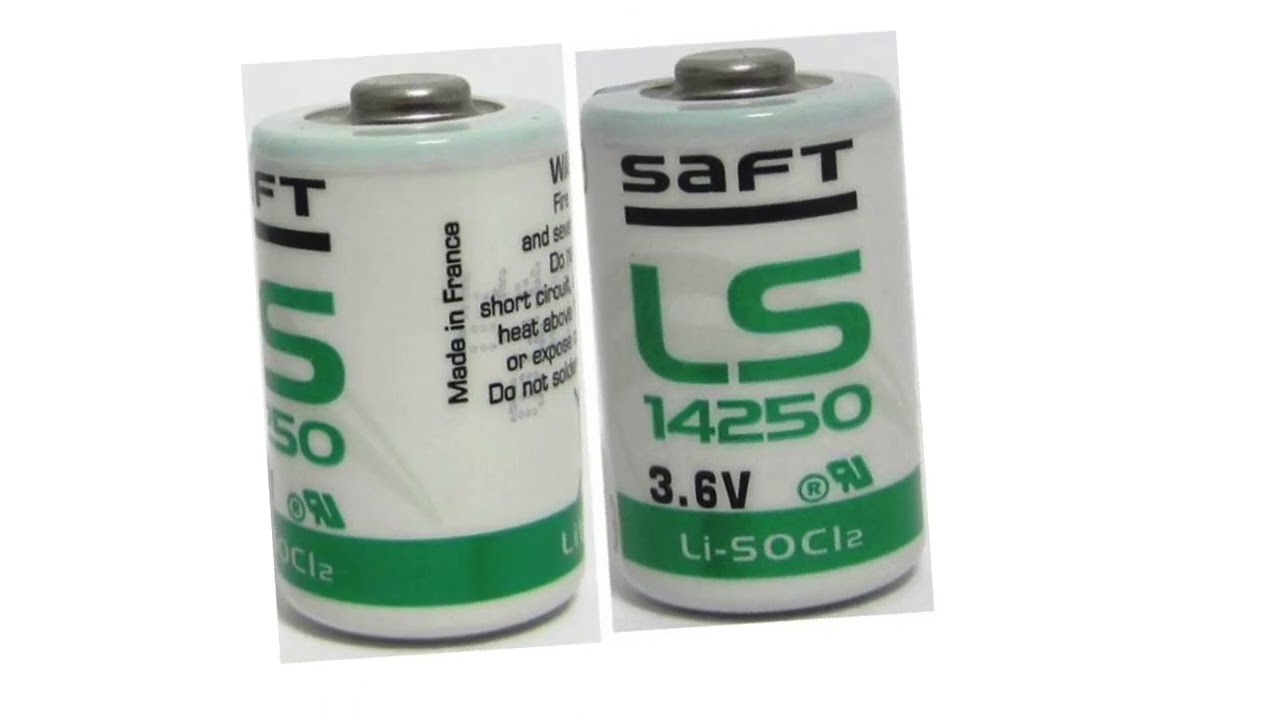 Saft Ls 14250 3.6v Lithium Battery