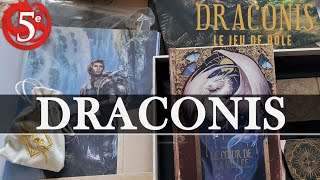 DRACONIS : découverte et déballage d'un jeu 5e qui appelle à l'aventure ! #dnd #5e