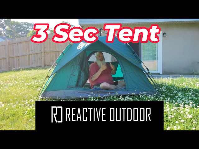 Reactive Outdoor 3 Secs Tent with a beginner - YouTube