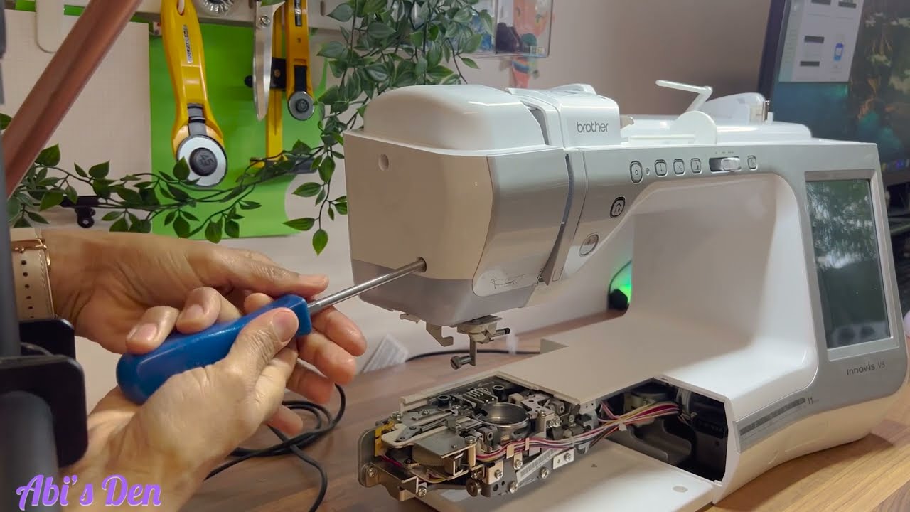 How to Clean and Repair a Brother Embroidery Machine V5 V3 V7