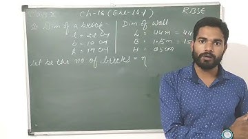 class10 RBSE chapter 16 surface area and volume Exercise 16.1 solutions and hints part-2