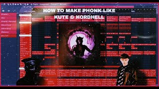 HOW TO MAKE PHONK LIKE KUTE & KORDHELL | KUTE - EVERY NIGHT [FL STUDIO REMAKE + FLP] #phonk