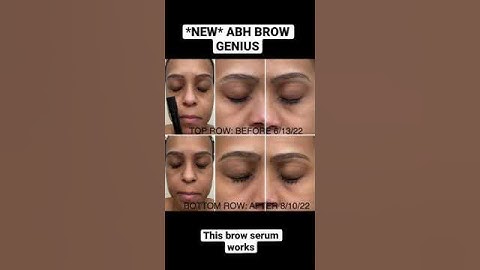 *NEW* ABH BROW GENIUS (Before & After Pictures) #shorts
