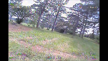 ImmersionRC Vortex - OSD Footage Via FatShark Dom V2 - 6/9/15