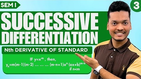 Nth Derivative Of Standard  Functions |Part 2