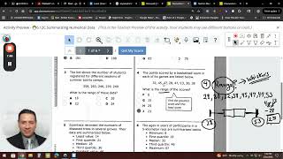 March 24, 2026 Median, Mean, Range, IQR,Box Plots, Dot Plots, Stem Leaf