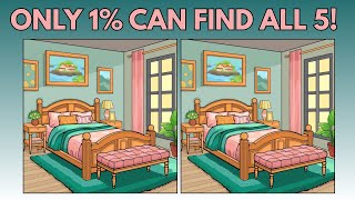 Find All 5 Differences! Can You Beat the Challenge | Find the difference game | Spot the difference