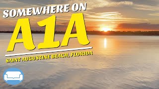 ST AUGUSTINE BEACH, FLORIDA |Quick Tour of A1A Beach Boulevard| Scenic Drive on A1A Beach Blvd