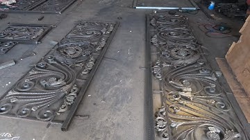 Xưởng sản xuất lan can ban công sắt mỹ thuật đẹp,lan can sắt đẹp @CongRaoDepVlog